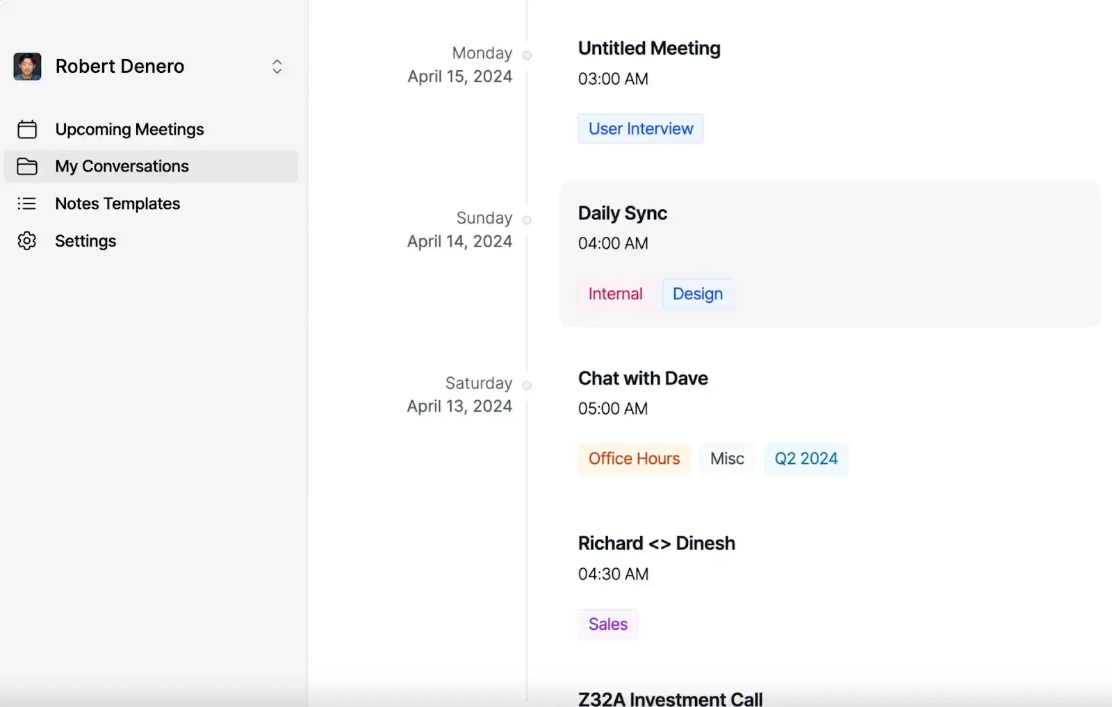Sonnet AI bot free meeting tool