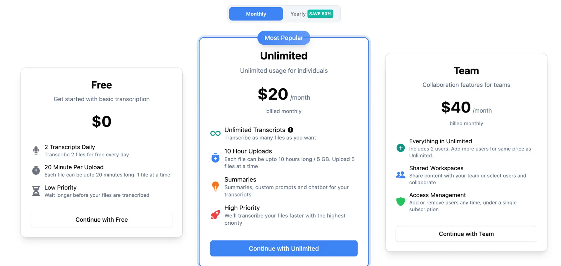 transcript lol pricing