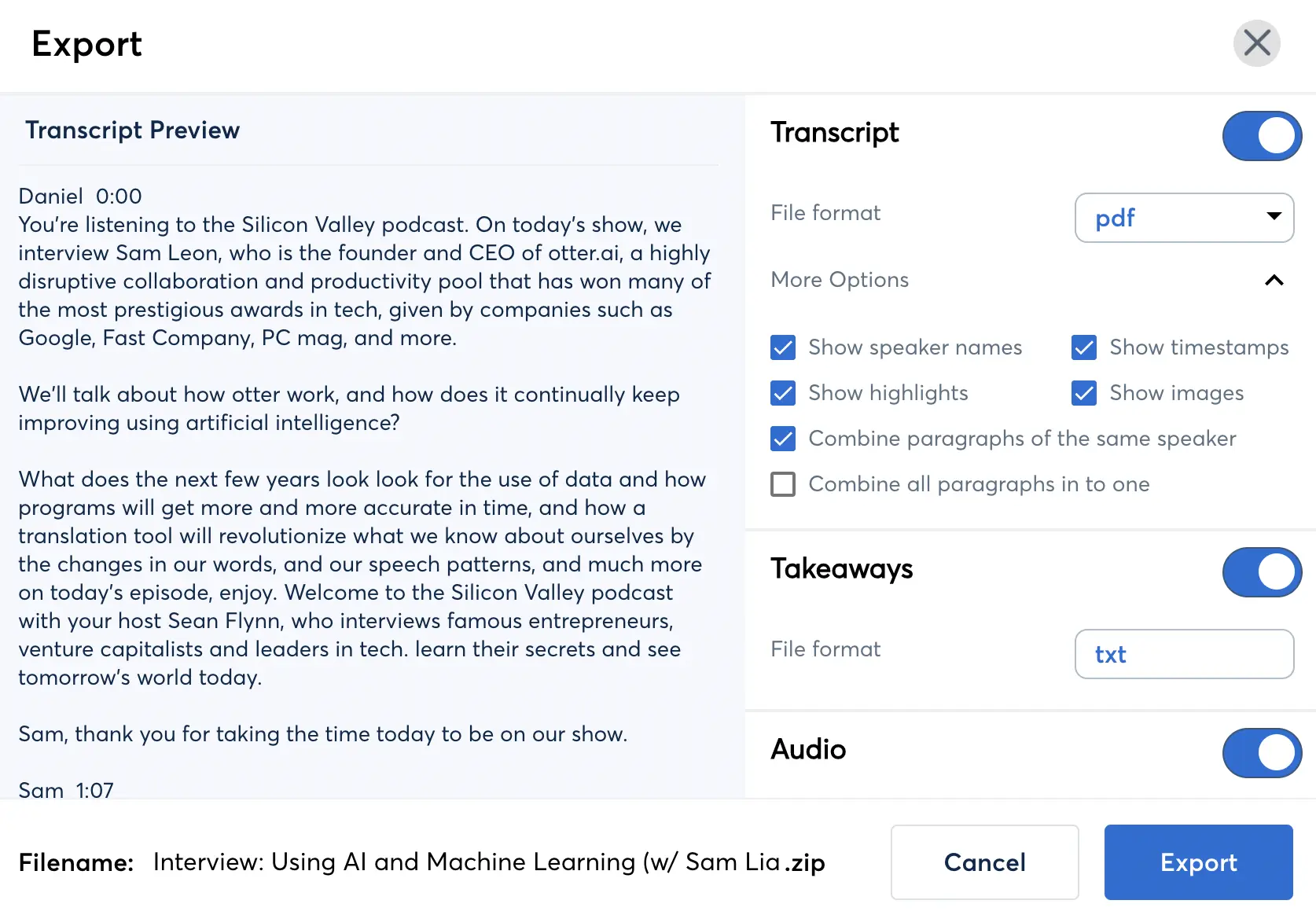 otter ai transcription review
