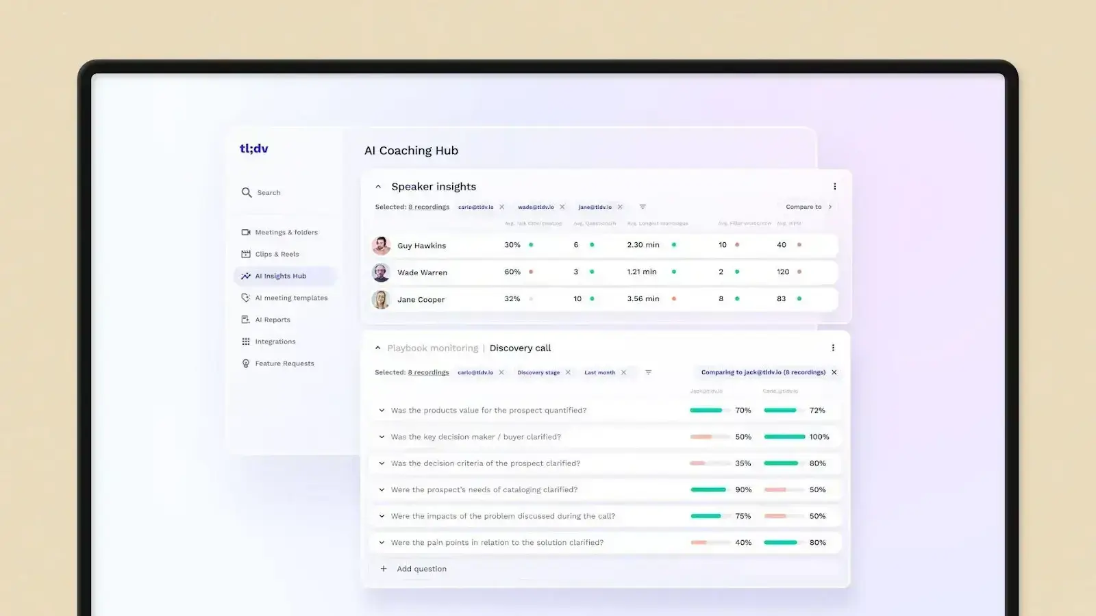 review of tl;dv for sales teams